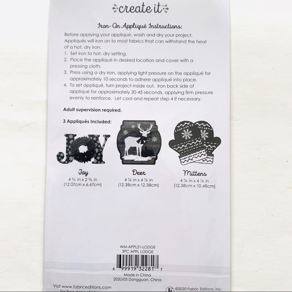 Iron on Christmas Patches x3 - Picture 3 of 4